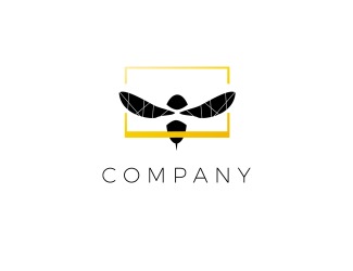 Projekt graficzny logo dla firmy online Pszczoła 